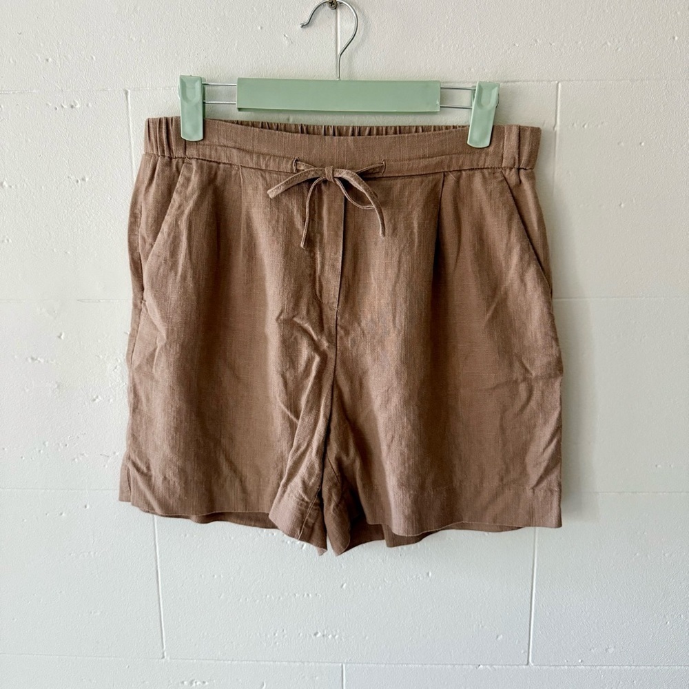 RW&CO | Linen Blend Tailored Casual Summer Shorts Size Small